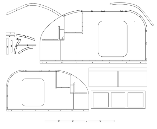 Eze RV - Foamy Teardrop Panel Kit