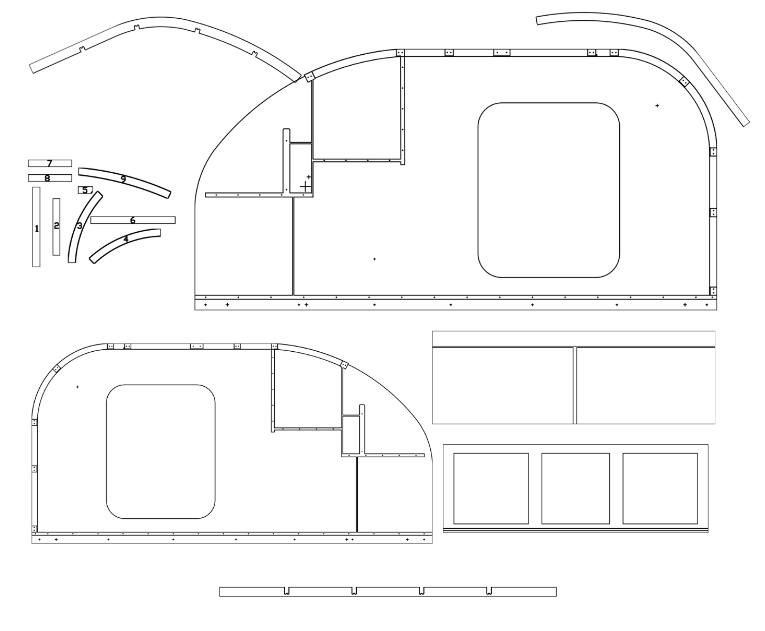 Eze RV - Foamy Teardrop Panel Kit